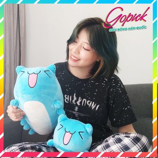 Gấu bông to gối ôm mèo capoo hàng cao cấp mềm mịn | Go Pick