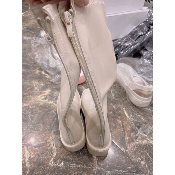 Boot cao cổ bốt đùi nữ bốt cổ cao da boot nữ cổ cao