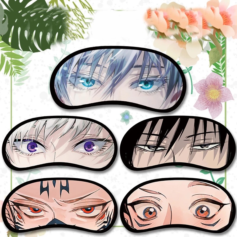 Miếng bịt mắt ngủ tự nhiên hình Anime Jujutsu Kaisen Gojo Satoru Itadori Yuji