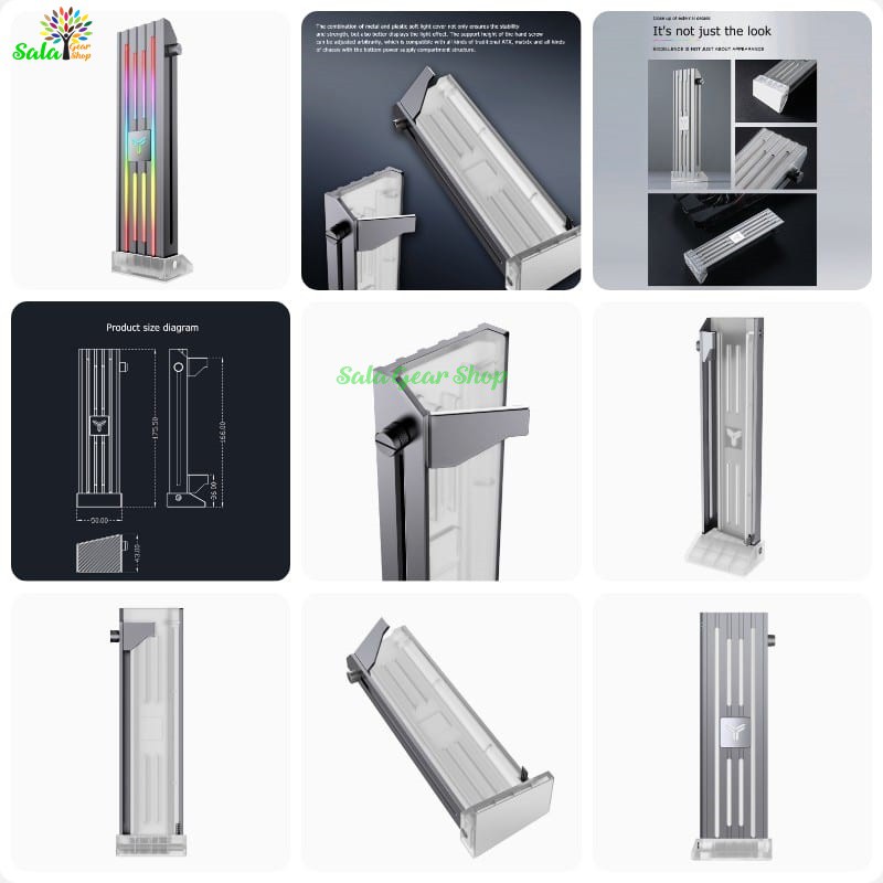 Chống xệ Card VGA Jonsbo VC-4 Led ARGB ,Sync 5v 3pin | BigBuy360 - bigbuy360.vn