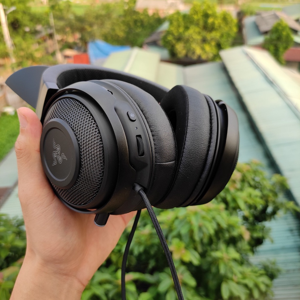 Tai nghe chụp tai Razer Kraken Kitty Black Chroma - Tai nghe chính hãng Razer Kitty dành cho con gái