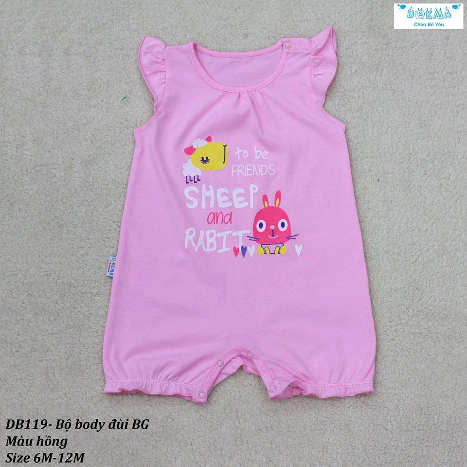 (DB119) Dokma - Body đùi bé gái (6-12m)