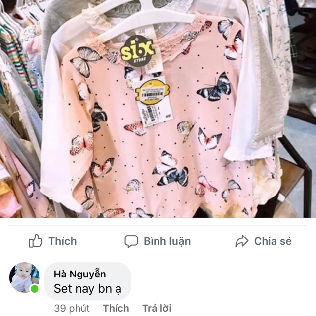 Set 3 áo Hm