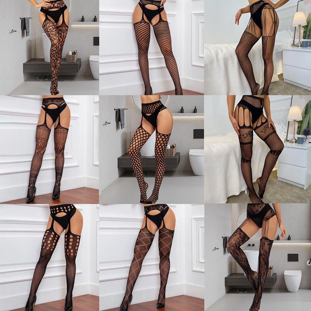 Quần Tất Lưới Ren Màu Đen Dành Cho Nữ