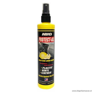 Bảo dưỡng taplo nhựa trong xe Abro ProtectAll Lemon 296ml