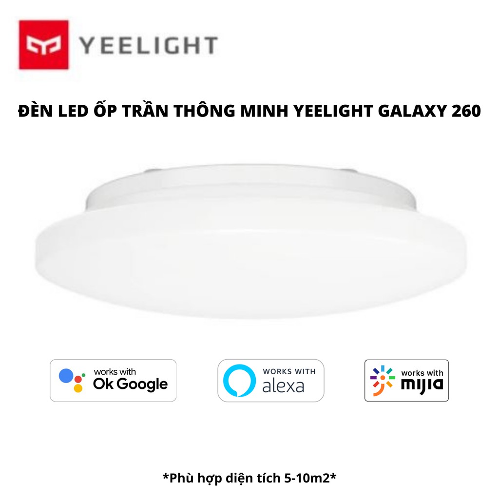 [2020] ĐÈN LED ỐP TRẦN THÔNG MINH YEELIGHT GALAXY 260MM – YLXD62YI - NHẬP KHẨU CHÍNH HÃNG