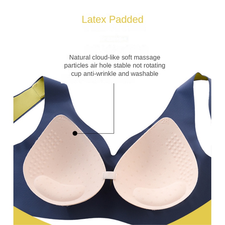 Áo Lót Lụa Lạnh Không Gọng Không Đường May Plus Size Lớn Cho Nữ