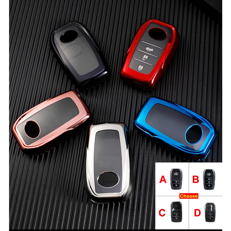 Vỏ bọc bảo vệ toàn bộ chìa khóa điều khiển từ xa bằng TPU mềm cho Toyota yaris Prius Camry Corolla C-HR CHR RAV4 Prado