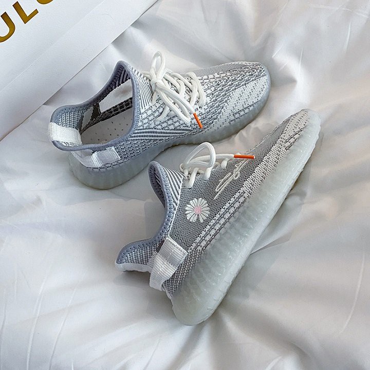 ⚡HÀNG MỚI VỀ⚡Giày thể thao nữ YZ350 đế hoa cúc thoáng khí phản quang cực đẹp | BigBuy360 - bigbuy360.vn