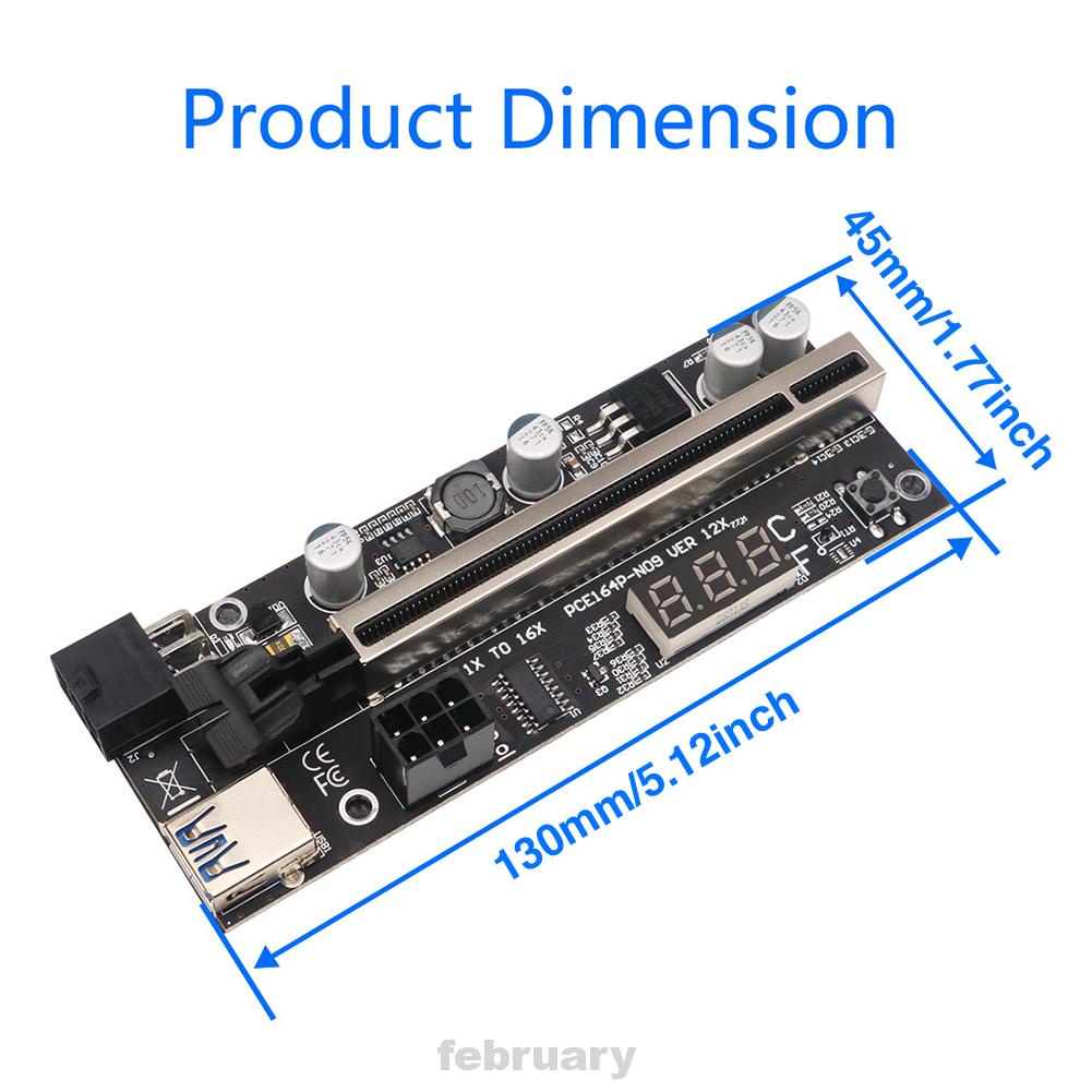 Thẻ nhớ USB 3.0 GPU PCIE 1X sang 16X Dual 6Pin chuyên nghiệp | BigBuy360 - bigbuy360.vn