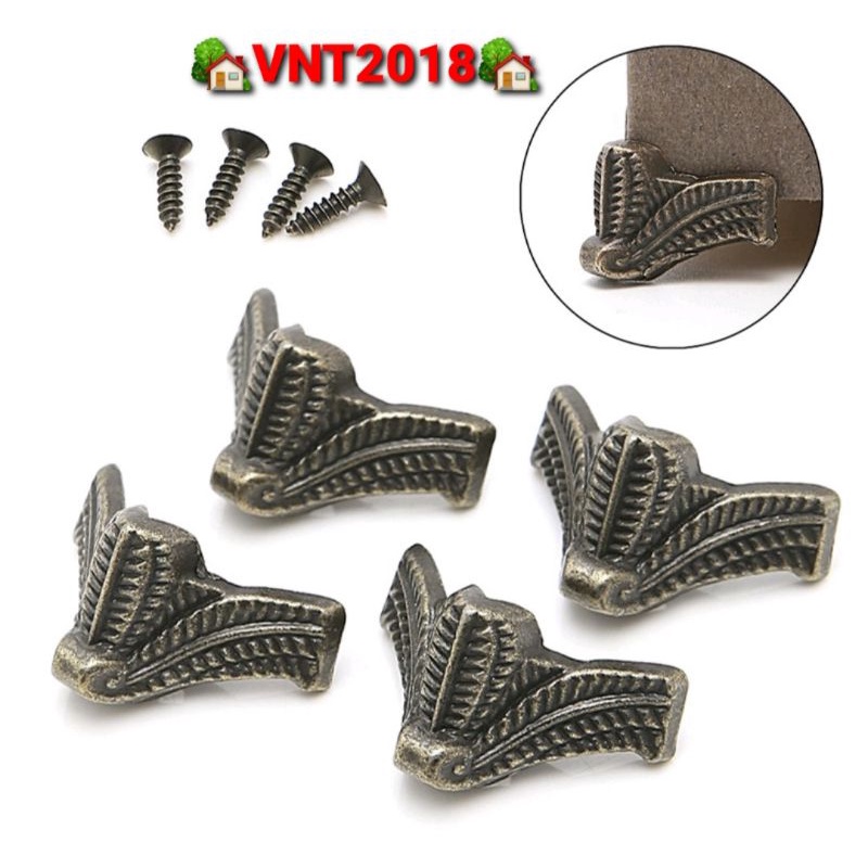 Bộ ốp chân cho đồ hộp mỹ nghệ 19x19x14mm