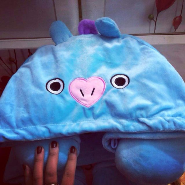 Gối chữ U BT21 có mũ,k mũ