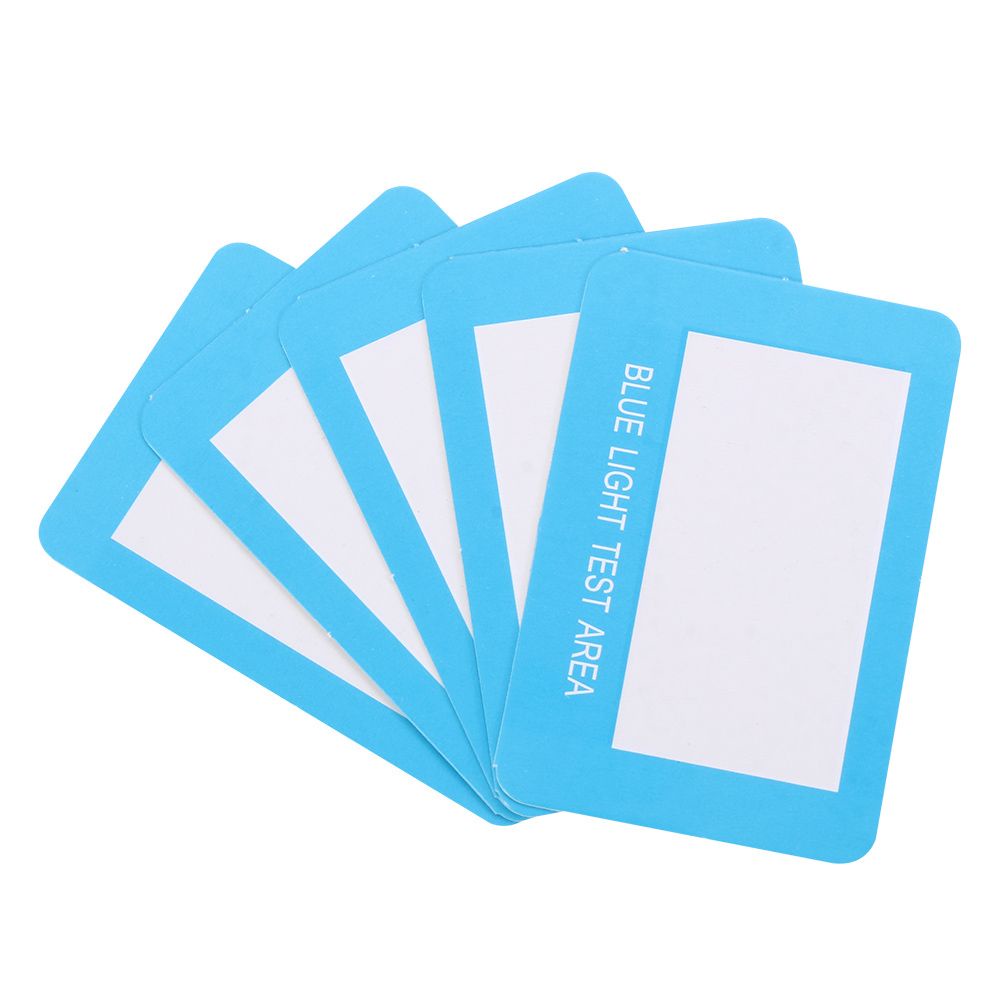 Bộ 5 cái thẻ thử điện chống tia xanh lam UV chuyên dụng