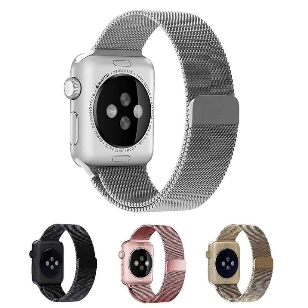 Dây Đeo Apple Watch Thép Không Gỉ - Khóa Nam Châm dành cho Apple Watch Series 5/4/3/2/1 - hàng phụ kiện