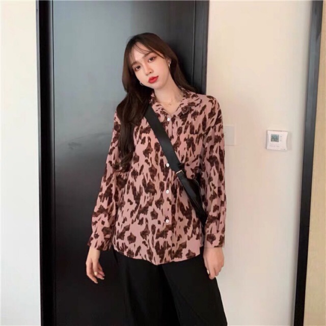 Áo sơ mi lụa nữ dài tay