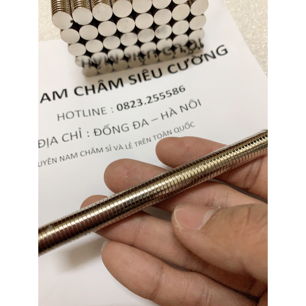 BỘ NAM CHÂM VIÊN 10X1,5MM 1 SET 50 VIÊN LOẠI NAM CHÂM VĨNH CỬU