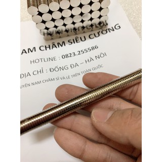 BỘ NAM CHÂM VIÊN 10X1,5MM  1 SET 50 VIÊN LOẠI NAM CHÂM VĨNH CỬU