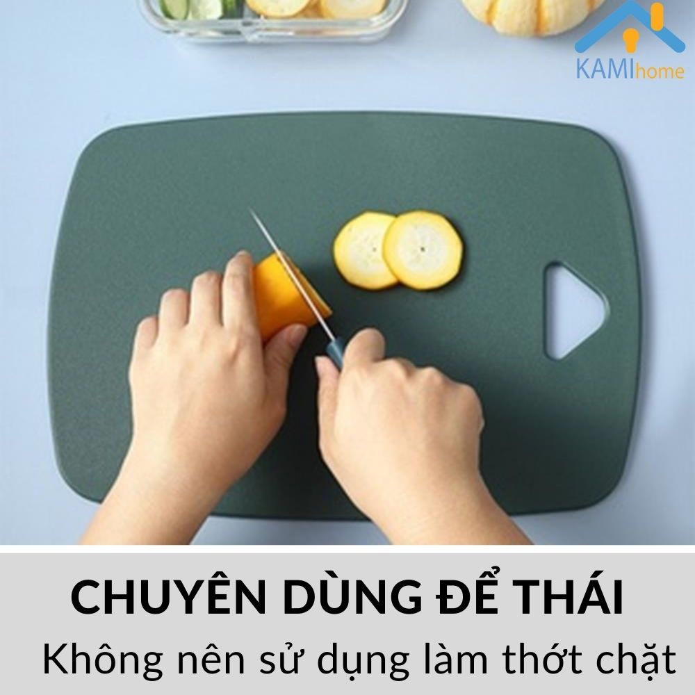 Thớt nhựa mặt chống trơn (Nhiều kích thước) chuyên dùng để thái đồ ăn KM20075