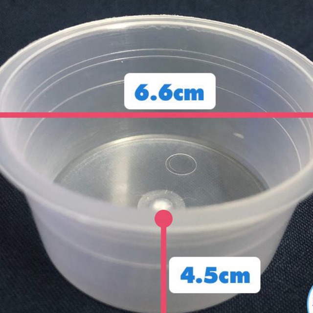 Set 10 hộp nhựa làm caramen hình tròn có nắp size lớn Việt Nhật, Hộp làm bánh flan, sữa chua, thạch rau câu (6210)