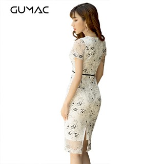 Đầm ren họa tiết GUMAC MS08931_TRANG