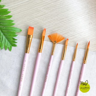 [NỘI ĐỊA NHẬT] Cọ vẽ chuyên sơn dầu số hóa - Combo 12 cọ vẽ sơn dầu số hóa - Phụ kiện sơn dầu số hóa - phụ kiện tranh