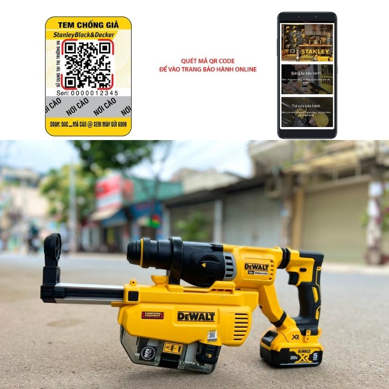 Máy khoan bê tông dùng pin Dewalt DCH263N