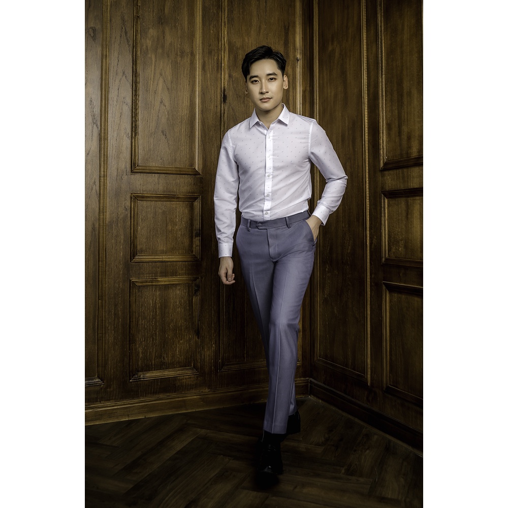 Áo sơ mi nam dài tay SAVANI không nhăn vải MODAL sợi sồi cao cấp phom regular fit kiểu dáng trẻ trung MLS529