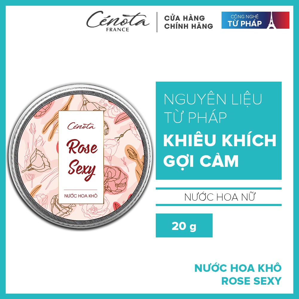 Nước hoa khô Cenota hương thơm đầy lôi cuốn 15g