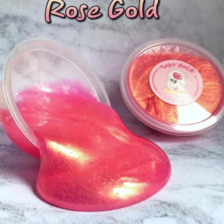 ♦ Chất nhờn Slime màu vàng hồng
