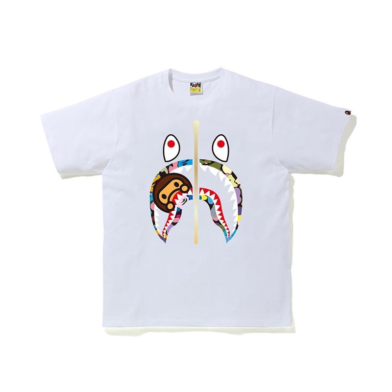 SCEA / Áo thun cotton tay ngắn in hình BAPE thời trang !
