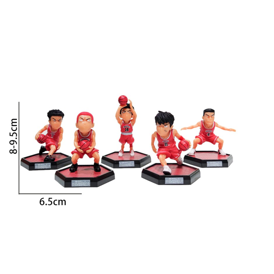 Set 5 Mô Hình Nhân Vật Phim Slam Dunk Cao Cấp Tỉ Lệ 1