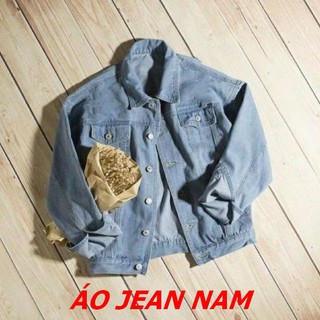 ÁO KHOÁC JEAN NAM XANH NHẠT MẪU MỚI SHOP 3CX.1
