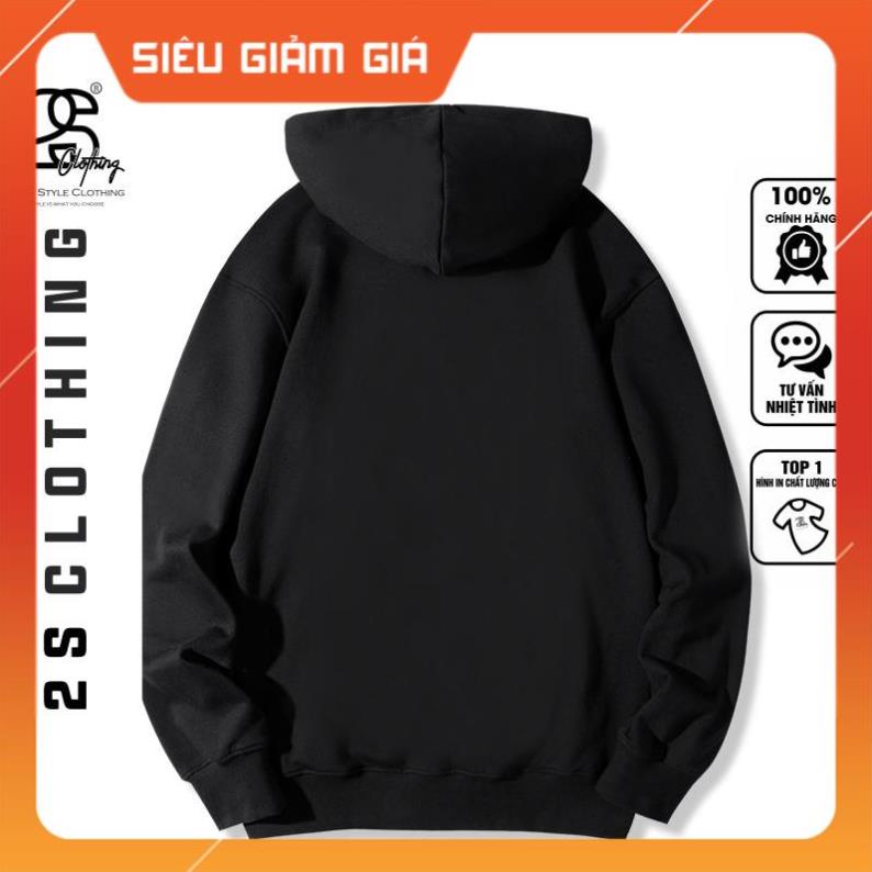 Áo Nỉ Dài Tay Có Mũ Đen Nam Nữ 2s Clothing Hoodie Nam Đen Galaxy In Dải Ngân Hà Phong Cách Ulzzang Trẻ Trung TV263