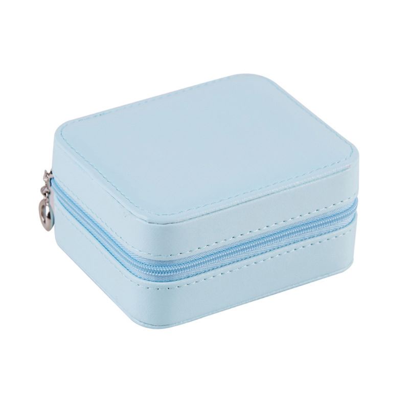 Flgo Hộp Da Đựng Trang Sức Có Khóa Kéo Tiện Dụng Khi Đi Du Lịch