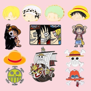 Ghim cài áo QIHE JEWELRY hình nhân vật anime One Piece