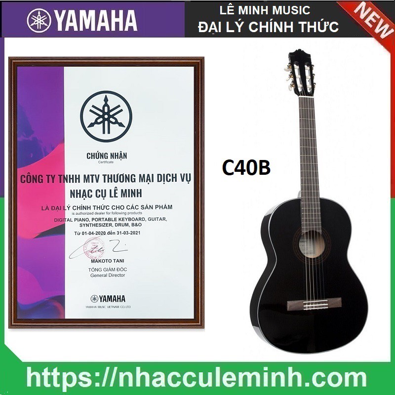 Đàn Guitar Classic Yamaha C40 ( màu đen )