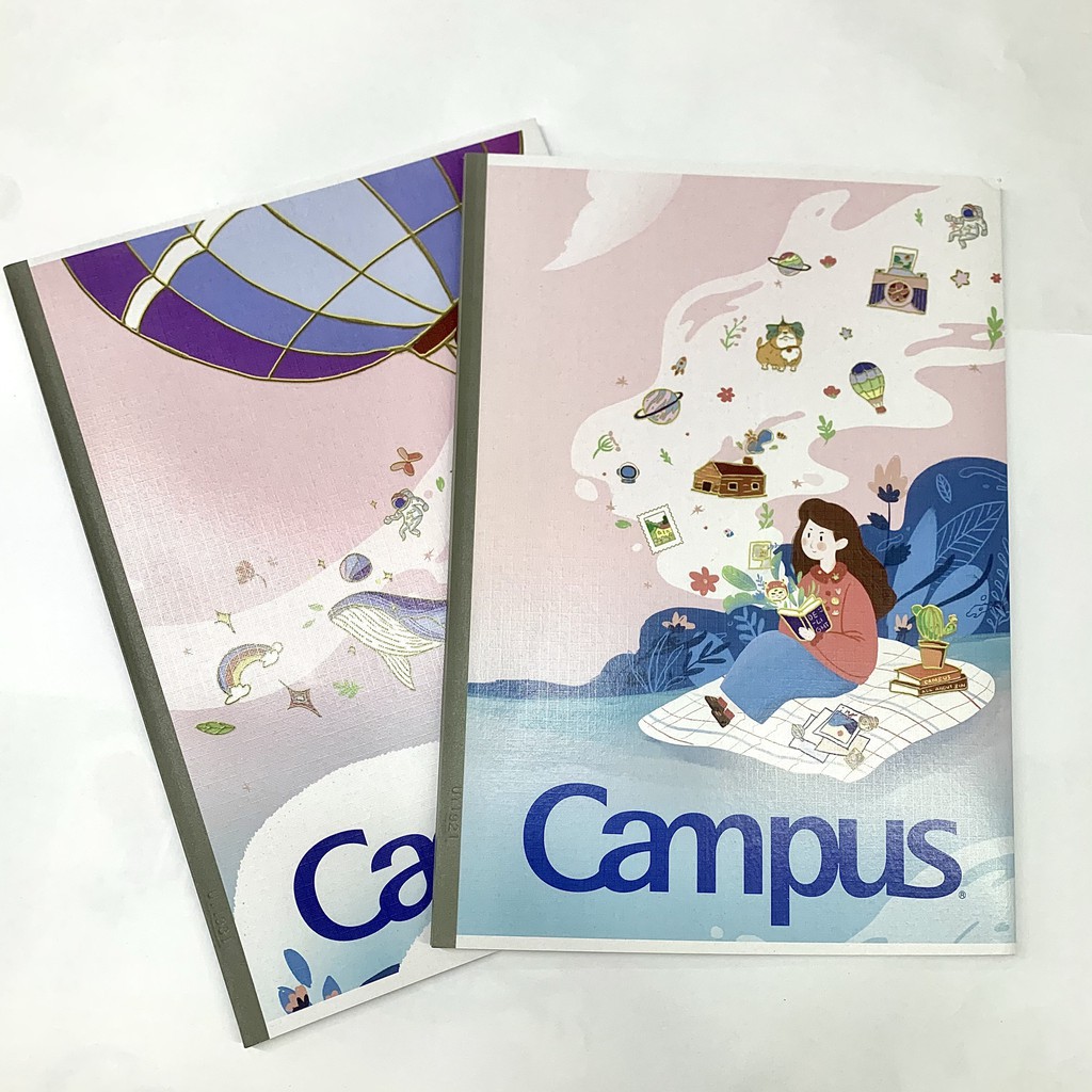 [Mẫu mới] Lốc 10 Vở KN Campus PICNIC 80 trang