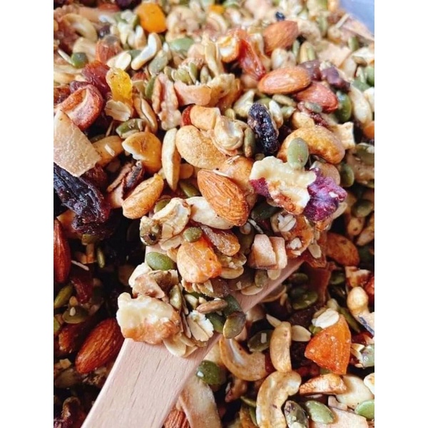 ❌❌ 500gr Granola Hạt Mix Không Đường Phù Hợp Ăn Kiêng