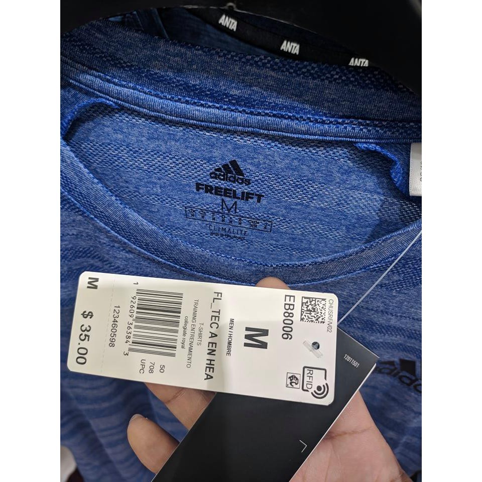 Hè NEW - [LẺ SIZE M GIÁ SỐC]ÁO PHÔNG THỂ THAO NAM ADIDAS CHÍNH HÃNG- EB8006  ཾ