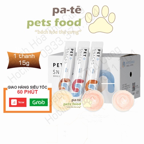 Súp thưởng Pet Snack cho mèo - Thanh 15g