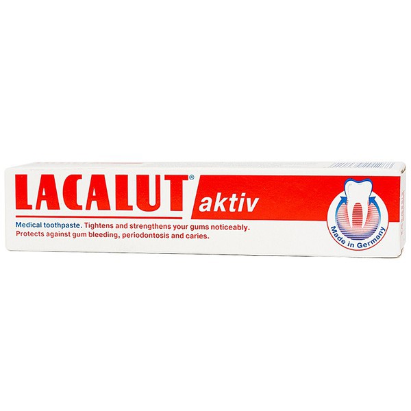 KEM ĐÁNH RĂNG LACALUT AKTIV, SENSITIVE, WHITE 75G