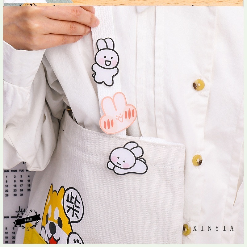 Cô gái hoạt hình đáng yêu Hoa Thỏ Gấu Ghim Trâm cài áo cho Quần áo Túi xách