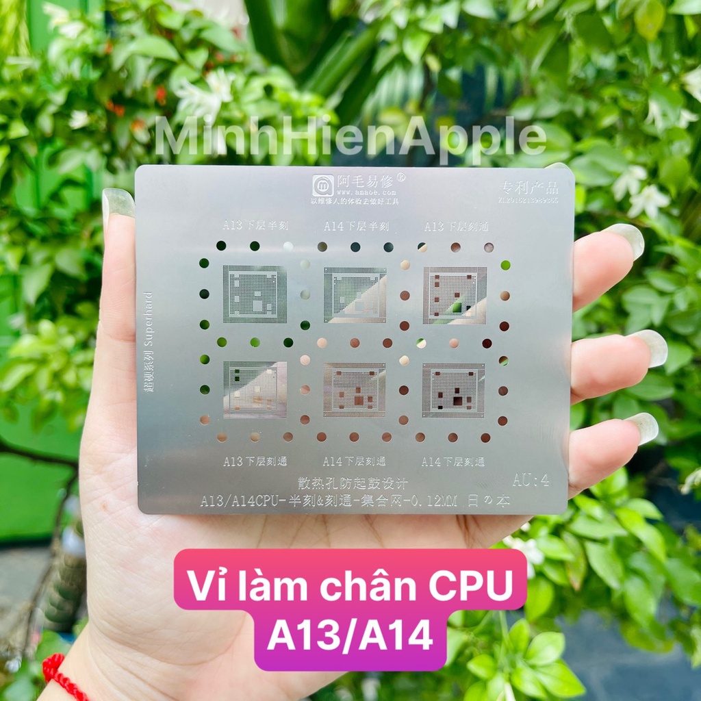 Vỉ đổ chân CPU và RAM A13-A14 0.12mm