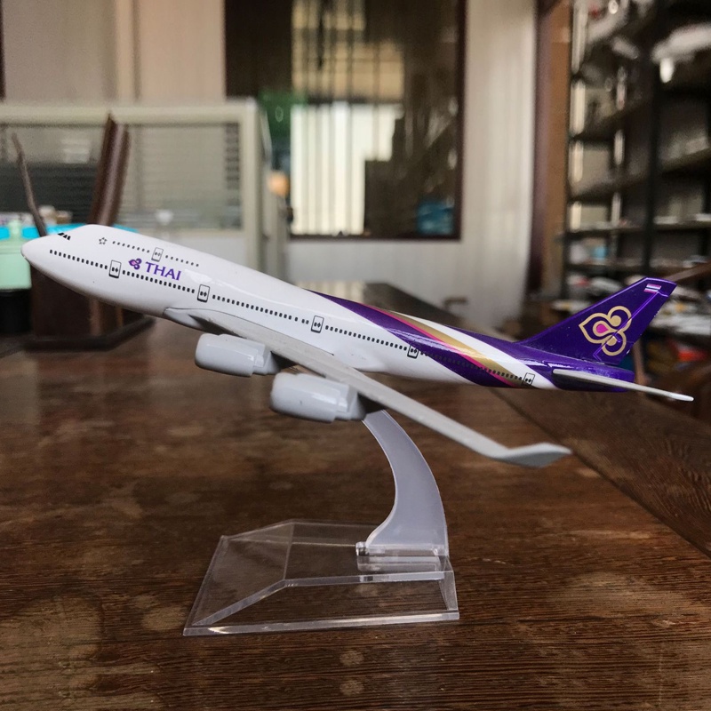 Mô Hình Máy Bay Boeing 747 Nok Air B737 Bangkok Airway 320 Bằng Hợp Kim Cỡ 320 16CM