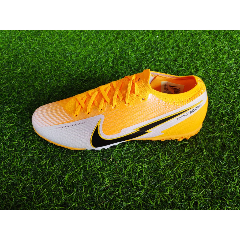 Giày Bóng Đá Nike Mercurial Vapour 13 Lite TF ( Vàng Trắng )