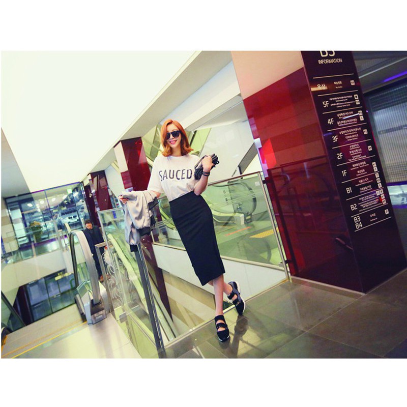 CHÂN VÁY BÚT CHÌ DÀI CAO CẤP-chân váy