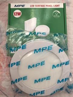 Đèn led ốp nổi tròn 12w mpe