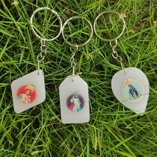 Móc khoá handmade Công Giáo hình Thánh Giá, Đức Mẹ, Chúa Giê-Su