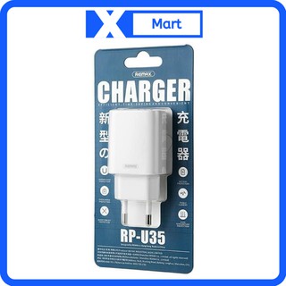 Cốc sạc nhanh 2.1a remax rp-u35 chính hãng - củ sạc nhanh 2 cổng usb