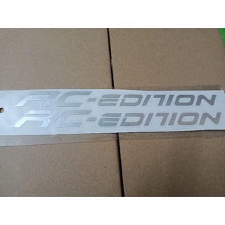 Bộ tem dán phuộc RC màu bạc new